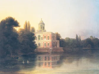 kilátás a Marmorpalais bei Potsdamra