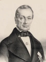 Heinrich August Neithardt zeneszerző portréja 1793-1861, c. 1850.