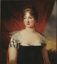 Hedwige Elisabeth Charlotte de Schleswig Holstein Gottorp, reine consort de Suede - Hedvig Elisabeth Charlotte of Holstein-Gottorp (1759-1818), Svédország királynője, Breda, Carl Frederik von (1759-1818). Olajfestmény