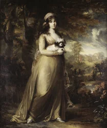 Teresa Vandoni operaénekesnő portréja, készítette: Breda, Carl Frederik von (1759-1818). Olajfestmény