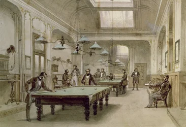 Biliárdterem, 1861