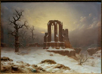 Templomrom a hóban