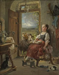 Carl Herpfer - Alvó parasztlány