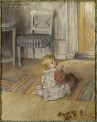 Pontus, Larsson, Carl (1853-1919). Olajfestmény