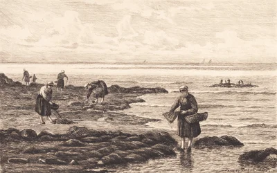 Dán: Garnélarák halászok Bretagne-ban