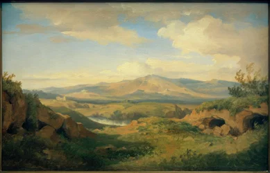 C. Morgenstern, kilátás a Cervara-barlangokról...