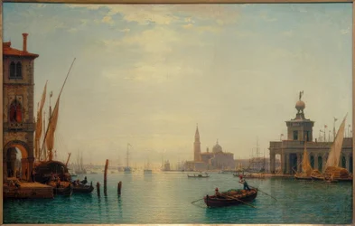 Velence, Canal Grande, kilátás S.Giorgióra… / C.Morgenstern