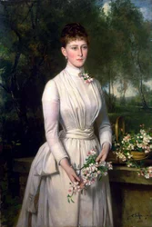 Elizaveta Fjodorovna nagyhercegnő portréja, 1864–1918, 1885.