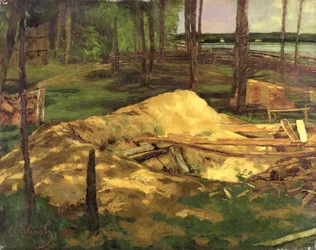 Fűrészporos gödör, 1876