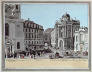 A Michaelsplatz a K.K. ellen Lovarda