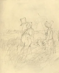 Sonntagsspaziergang, 19. század közepe-vége, 1924.