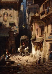 A poszt; Die Post, 1875-1880 körül