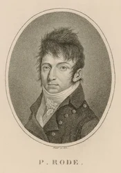 Pierre Jacques Joseph Rode zeneszerző portréja 1774-1830, 1813.