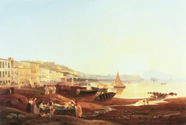 Mergellina kikötője, 1831 körül