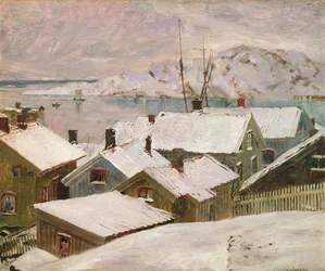 Fiskebackskil télen, 1899