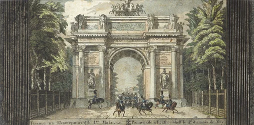 Fesztivál Catherinehofban, 1824-1825.