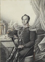 Alexander Ivanovics Germann portréja, 1822.