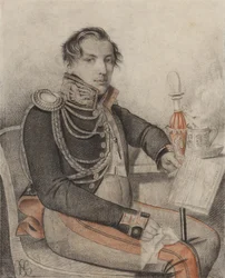 Pjotr Petrovics Konovnyicin gróf portréja 1803-1830, 1820-as évek eleje.