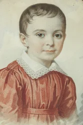 Eugenia Kochubey gyermekkori portréja, 1849.