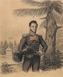 Fjodor Ivanovics Dolgopolov portréja 1792-1856, 1820-as évek.