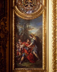 Armada megláncolja Ronaldót, Carle van Lowe (1705-1765), Királyi Palota (Palazzo Riley), Torino, Olaszország