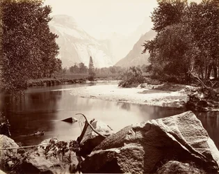 The Domes, Yosemite, kb. 1872, nyomtatott kb. 1876.