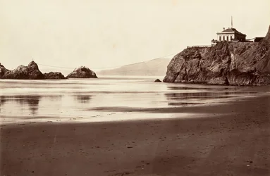 Cliff House and Seal Rock, 1868-69, nyomtatott kb. 1876.