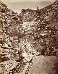 Hot Sulphur Springs, Santa Barbara, 1876, nyomtatott kb. 1876.
