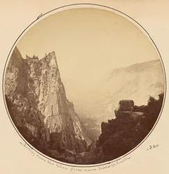 Kilátás a völgyre Union Pointból, Yosemite