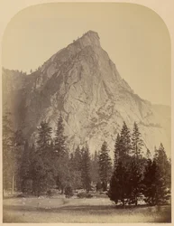 Három fivér, elölnézet, 4480 láb, Yosemite