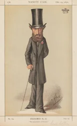 Hiúvásár: államférfiak 67. szám A romantika képviselője, 1870.