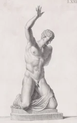 Nárcisz szobra, 1734