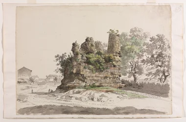 Az albanói Curiatii testvérek úgynevezett sírja a Madonna templommal..., 177.
