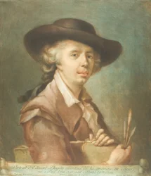 Edouard Dagoty portréja