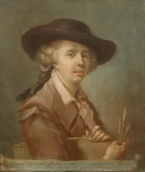 Edouard Gautier-Dagoty portréja, 1783.