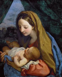 Madonna gyermekével, 1660 körül