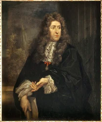 Andre Le Notre (Lenotre) (1613-1700) portréja, a király kertjének tervezője Carlo Maratta (1625-1713) festménye 17. század V. 1,12x0,85 m