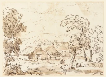 Rajz, Egy parasztház és egy kastély a hegyvidéken, 1762-1786