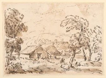 Rajz, Egy parasztház és egy kastély a hegyvidéken, 1762-1786