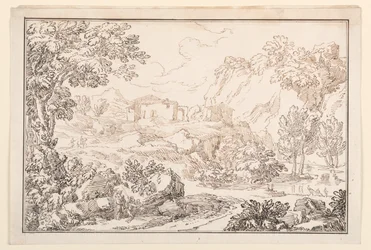 Rajz, Tájkép, 1770-86