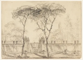 Rajz, Egy villa kapujában, 1770-86