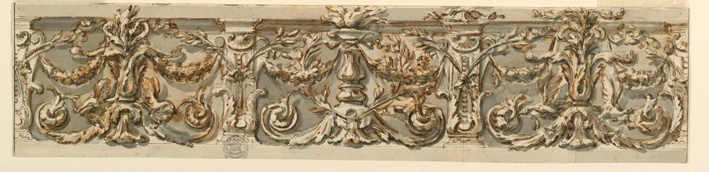 Rajz, frízterv, 1770 körül.