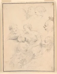 Rajz, Figurális vázlatok, 1775