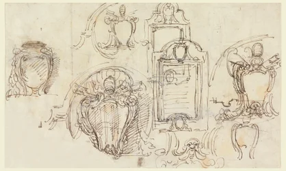 Rajz, vázlatok, 1740-58