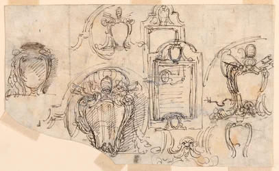 Rajz, vázlatok, 1740-58