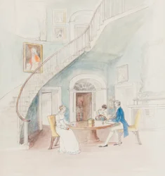 Mr Darcy Writing, 2010 (wc papíron)