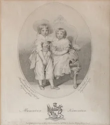 Mihail Szemjonovics Voroncov gróf 1782-1856 és Jekaterina Szemjonovna Voront grófnő portréja