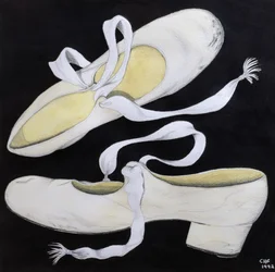 Old Tap Dancing Shoes, 1992 (ceruza és WC papíron)