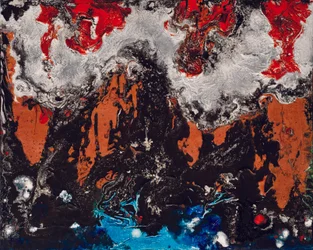 Az elemek rapszódiája, 2012 (akril és gouache, vászon)