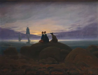Holdkelte a tenger felett, 1822